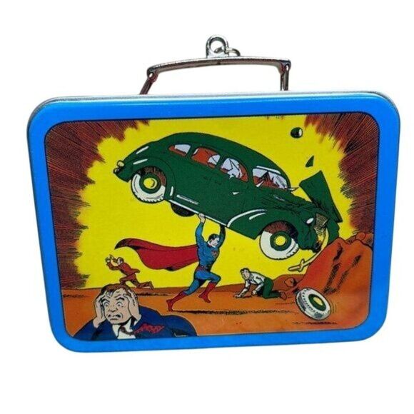 Superman Lunch Box Ornament Hallmark 1998 - Picture 3 of 5